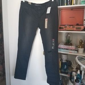 Levi ultra low rise skinny leg denim